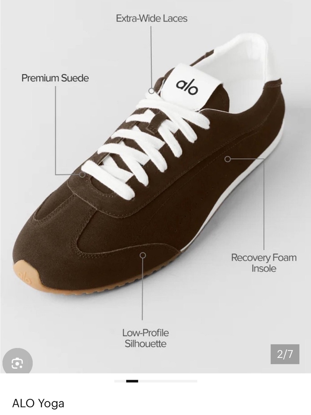 ALO Sunset Sneaker - Brown | ALO
